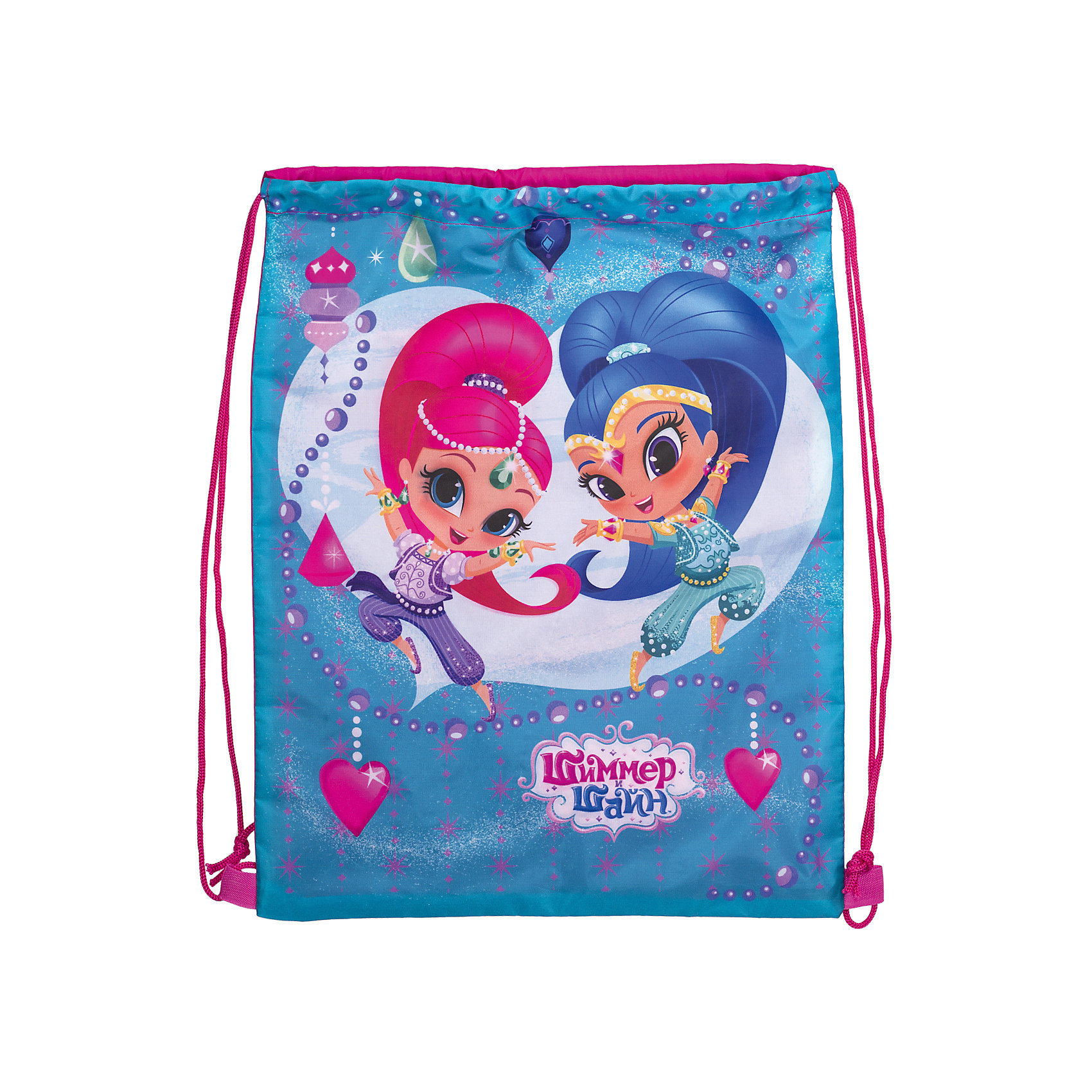 Мешок для обуви Kinderline Shimmer and Shine Мешок для обуви Kinderline Shimmer and ShineМешки для обуви<br>Мешок для переноски обуви, выполнен из плотного водостойкого материала, затягивается сверху шнуром-лямкой и носится, как рюкзак. Размер 43 х 34 х 1 см.<br><br>Ширина мм: 430<br>Глубина мм: 340<br>Высота мм: 10<br>Вес г: 55<br>Возраст от месяцев: 60<br>Возраст до месяцев: 2147483647<br>Пол: Женский<br>Возраст: Детский<br>SKU: 6892454