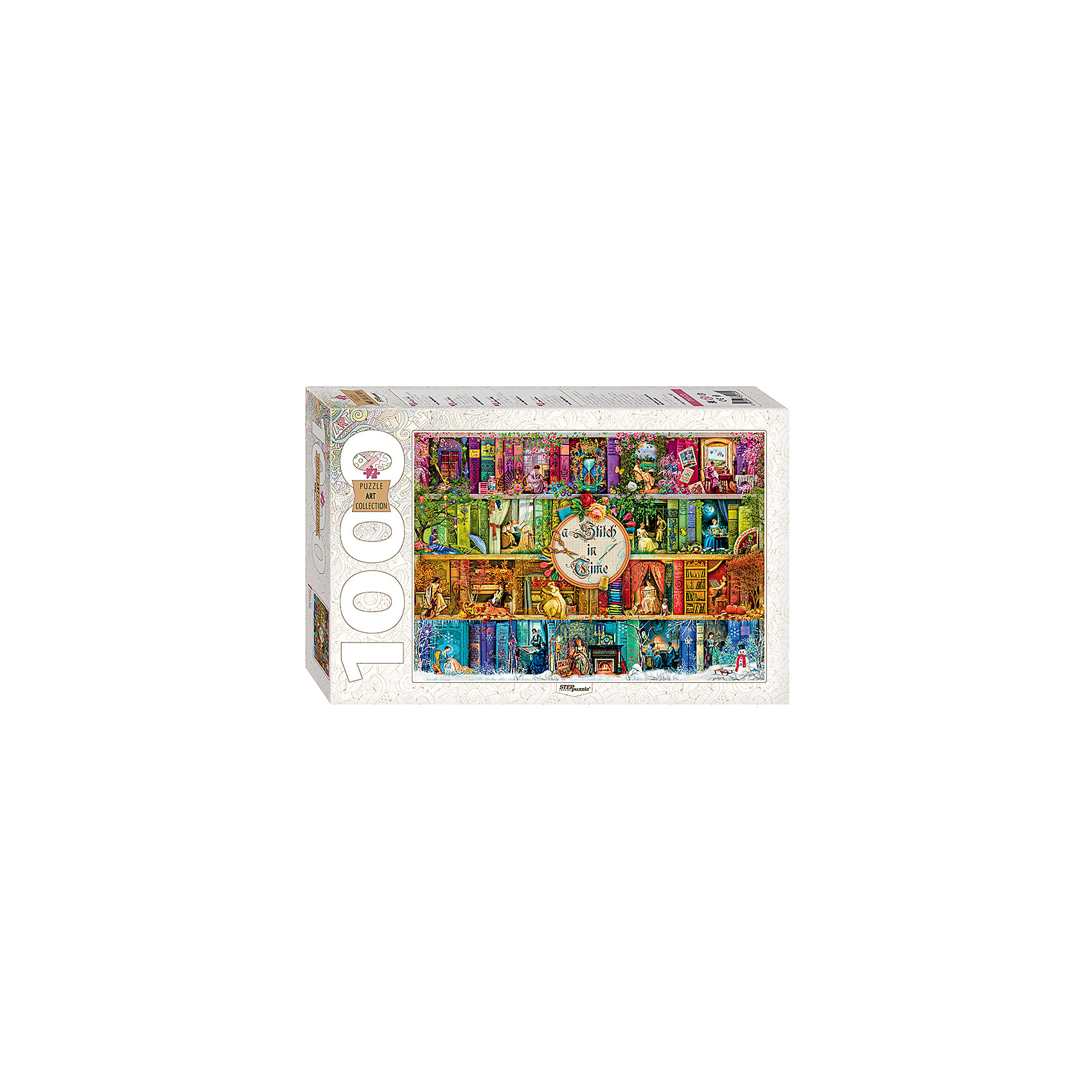 Пазл, 1000 деталей, Stitch in Time, Step Puzzle Пазл, 1000 деталей, Stitch in Time, Step PuzzleКлассические пазлы<br><br><br>Ширина мм: 330<br>Глубина мм: 215<br>Высота мм: 55<br>Вес г: 620<br>Возраст от месяцев: 84<br>Возраст до месяцев: 2147483647<br>Пол: Унисекс<br>Возраст: Детский<br>SKU: 6894220