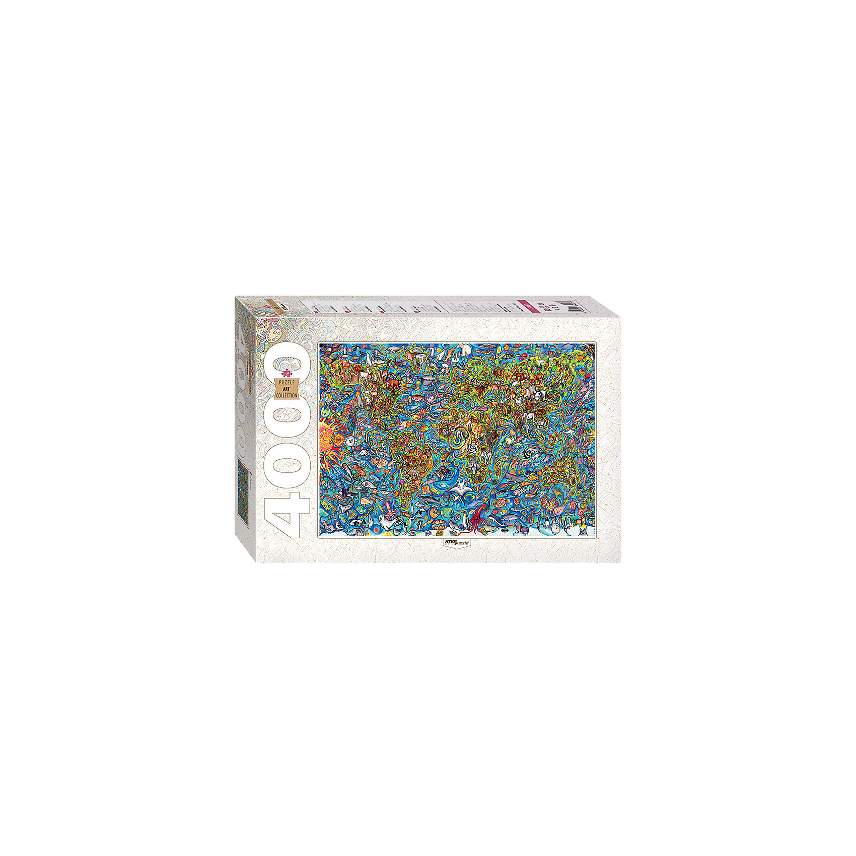 Пазл, 4000 деталей, Карта мира, Step Puzzle Пазл, 4000 деталей, Карта мира, Step PuzzleКлассические пазлы<br><br><br>Ширина мм: 400<br>Глубина мм: 270<br>Высота мм: 85<br>Вес г: 2000<br>Возраст от месяцев: 120<br>Возраст до месяцев: 2147483647<br>Пол: Унисекс<br>Возраст: Детский<br>SKU: 6894222