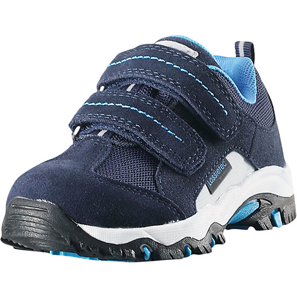 Кроссовки Nemina Lassietec Lassie Кроссовки Nemina Lassietec LassieОбувь<br>Характеристики товара:<br><br>• цвет: синий;<br>• внешний материал: натуральная замша (телячья кожа), синтетический материал, текстиль;<br>• внутренний материал: текстиль;<br>• стелька: текстиль;<br>• подошва: термопластиная резина;<br>• сезон: демисезон;<br>• температурный режим: от ++5С;<br>• застежка: два ремешка на липучках;<br>• водонепроницаемая демисезонная обувь; <br>• подошва из термопластичного каучука обеспечивает хорошее сцепление с поверхностью;<br>• водонепроницаемые, герметичные вставки с подкладкой из mesh-сетки;<br>• съемные стельки; <br>• светоотражающие детали;<br>• страна бренда: Финляндия;<br>• страна изготовитель: Китай;<br><br>Детские непромокаемые демисезонные ботинки. Эти легкие и дышащие ботинки для малышей очень практичны, ведь их можно носить с весны и до осени во дворе, в городе или даже в походе. Подошва из термопластичной резины нигде не будет скользить. Снабжены съемными стельками, мягкой текстильной подкладкой и светоотражающими элементами. Благодаря двум удобным ремешкам на липучке, малыши смогут надеть эти ботинки сами и за минуту будут готовы к прогулке.<br><br>Кроссовки Nemina Lassietec Lassie (Ласси) можно купить в нашем интернет-магазине.<br><br>Ширина мм: 250<br>Глубина мм: 150<br>Высота мм: 150<br>Вес г: 250<br>Цвет: синий<br>Возраст от месяцев: 60<br>Возраст до месяцев: 72<br>Пол: Мужской<br>Возраст: Детский<br>Размер: 31,35,34,33,32,30,29,28,27,26,25,24,23,22<br>SKU: 6901000