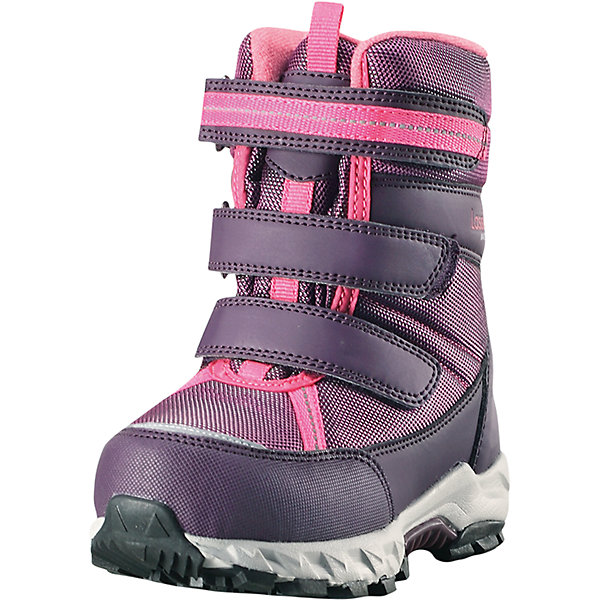 Сапоги Boulder Lassietec Lassie Сапоги Boulder Lassietec LassieОбувь<br>Характеристики товара:<br><br>• цвет: розовый;<br>• внешний материал: полиэстер, полиуретан, текстиль;<br>• внутренний материал: искусственный мех;<br>• стелька: искусственный мех;<br>• подошва: термопластиная резина;<br>• сезон: зима;<br>• температурный режим: от 0 до -30С;<br>• застежка: три ремешка на липучках;<br>• водонепроницаемая зимняя обувь; <br>• гибкая легкая подошва из филона/резины;<br>• подкладка из искусственного меха;<br>• съемные стельки; <br>• светоотражающие детали;<br>• страна бренда: Финляндия;<br>• страна изготовитель: Китай;<br><br>Пара отличных зимних ботинок – вот без чего просто не обойтись в холодное время года! Эти стильные водонепроницаемые детские зимние ботинки изготовлены из текстиля и синтетического материала, прочного и простого в уходе. Благодаря мягкой подкладке из искусственного меха во время прогулок на свежем воздухе ножкам будет тепло и сухо. Регулируемая застежка на липучке облегчает обувание и обеспечивает хорошую фиксацию на ноге. Светоотражающие детали.<br><br>Сапоги Boulder Lassietec Lassie (Ласси) можно купить в нашем интернет-магазине.<br><br>Ширина мм: 257<br>Глубина мм: 180<br>Высота мм: 130<br>Вес г: 420<br>Цвет: розовый<br>Возраст от месяцев: 12<br>Возраст до месяцев: 18<br>Пол: Женский<br>Возраст: Детский<br>Размер: 22,35,34,33,32,31,30,29,28,27,26,25,24,23<br>SKU: 6901015