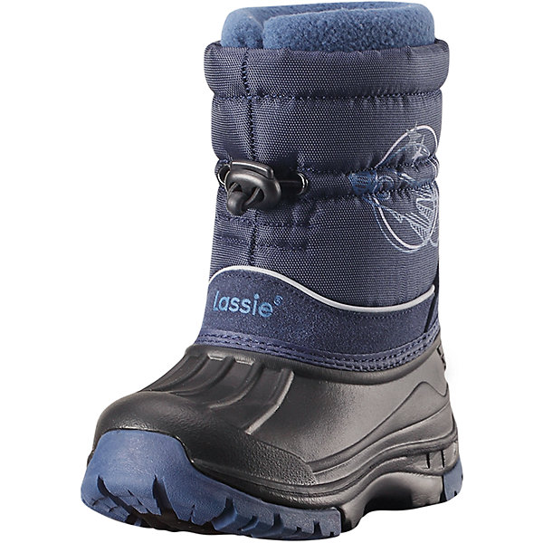 Сапоги Coldwell Lassie Сапоги Coldwell LassieСапоги<br>Характеристики товара:<br><br>• цвет: синий;<br>• внешний материал: полиэстер, полиуретан, резина;<br>• внутренний материал: искусственный мех;<br>• стелька: искусственный мех;<br>• подошва: термопластиная резина;<br>• сезон: зима;<br>• температурный режим: от 0 до -30С;<br>• шнурок-утяжка со стопером;<br>• теплые зимние сапоги; <br>• водоотталкивающая зимняя обувь с водонепроницаемыми галошами;<br>• легкая полиуретановая подошва для качественной теплоизоляции<br>• подкладка из искусственного меха;<br>• съемный внутренний сапожок; <br>• светоотражающие детали;<br>• страна бренда: Финляндия;<br>• страна изготовитель: Китай;<br><br>Замечательная обувь для снежных деньков! Благодаря водоотталкивающему материалу и водонепроницаемой галоше ножкам будет всегда сухо, а защита от снега на голенище ни за что не пропустит снег внутрь. Съемный внутренний носок обеспечивает ножкам тепло, сухость и комфорт.<br><br>Сапоги Coldwell Lassie (Ласси) можно купить в нашем интернет-магазине.<br><br>Ширина мм: 257<br>Глубина мм: 180<br>Высота мм: 130<br>Вес г: 420<br>Цвет: синий<br>Возраст от месяцев: 21<br>Возраст до месяцев: 24<br>Пол: Унисекс<br>Возраст: Детский<br>Размер: 24,35,34,33,32,31,30,29,28,27,26,25<br>SKU: 6901172
