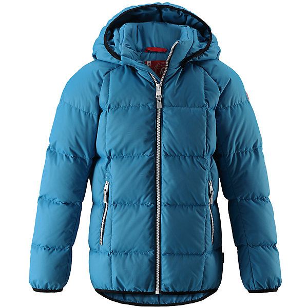 Куртка Reima Jord Куртка Reima JordВерхняя одежда<br>Характеристики товара:<br><br>• цвет: голубой;<br>• 100% полиэстер, полиуретановое покрытие;<br>• утеплитель: 60% пух, 40% перо;<br>• сезон: зима;<br>• температурный режим: от -10 до -30С;<br>• водонепроницаемость: 5000 мм;<br>• воздухопроницаемость: 2000 мм;<br>• особенности: пуховая, стеганая;<br>• водо- и ветронепроницаемый, дышащий и грязеотталкивающий материал;<br>• безопасный, съемный капюшон;<br>• эластичная резинка на кромке каюшона, манжетах и подоле;<br>• два кармана на молнии;<br>• светоотражающие элементы;<br>• страна бренда: Финляндия;<br>• страна производства: Китай.<br><br>Куртка-пуховик для детей и подростков в спортивно-городском стиле. Поверхность с ромбовидным узором добби, утеплитель пух/перо (60/40%). Куртка изготовлена из дышащего, водо и ветронепроницаемого материала, в ней вашему ребенку будет тепло и уютно в морозный день. <br><br>Эта куртка с подкладкой из гладкого полиэстера легко надевается. Снабжена безопасным съемным капюшоном, карманами на молнии и эластичной сборкой по краю капюшона, на манжетах и подоле. Куртка изготовлена из грязеотталкивающего материала, но при этом ее можно сушить в сушильной машине.<br><br>Куртку Jord Reima можно купить в нашем интернет-магазине.<br><br>Ширина мм: 356<br>Глубина мм: 10<br>Высота мм: 245<br>Вес г: 519<br>Цвет: синий<br>Возраст от месяцев: 36<br>Возраст до месяцев: 48<br>Пол: Унисекс<br>Возраст: Детский<br>Размер: 146,140,134,128,122,116,110,104,164,158,152<br>SKU: 6903136
