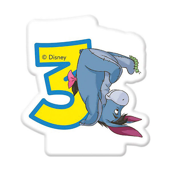 Свечка для торта Цифра 3, Disney Винни Пух Свечка для торта Цифра 3, Disney Винни ПухДетские свечи для торта<br>Характеристики товара:<br><br>• возраст: от 3 лет;<br>• упаковка: блистер;<br>• размер упаковки: 13х8х1 см.;<br>• количество свечей: 1 шт.;<br>• высота свечки: 6 см.;<br>• цвет: розовый;<br>• состав: парафин, дерево;<br>• бренд, страна: Procos, Россия;<br>• страна-производитель: Греция.<br><br>Свечка «Винни: 3 года» станет лучшим вариантом украшения детского торта на праздновании дня рождения вашего малыша. С помощью свечи для торта «Винни: 2 года» с забавной фигуркой героя из мультфильма Дисней Ослика Иа вы порадуете вашего ребенка и сделаете день рождения незабываемым. <br><br>Свечки изготовлены из высококачественных нетоксичных материалов и безопасны для детского здоровья.<br><br>Свечка «Винни: 3 года», 6 см., 1 шт., Procos (Прокос) можно купить в нашем интернет-магазине.<br><br>Ширина мм: 85<br>Глубина мм: 260<br>Высота мм: 130<br>Вес г: 27<br>Возраст от месяцев: 36<br>Возраст до месяцев: 120<br>Пол: Унисекс<br>Возраст: Детский<br>SKU: 6914362
