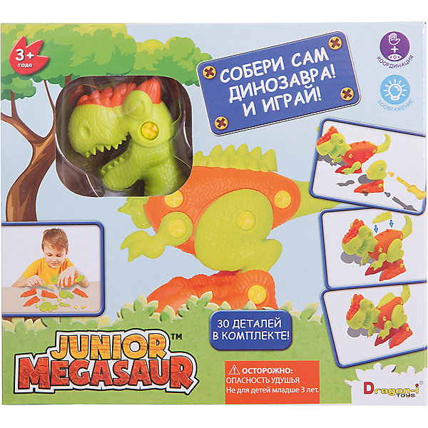 Игрушка "Собери динозавра", Junior Megasaur