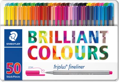 Набор капиллярных ручек Triplus, 50 цветов, Staedtler, артикул:6918898 - Канцтовары Набор капиллярных ручек Triplus, 50 цветов, Staedtler, артикул:6918898 - Канцтовары
