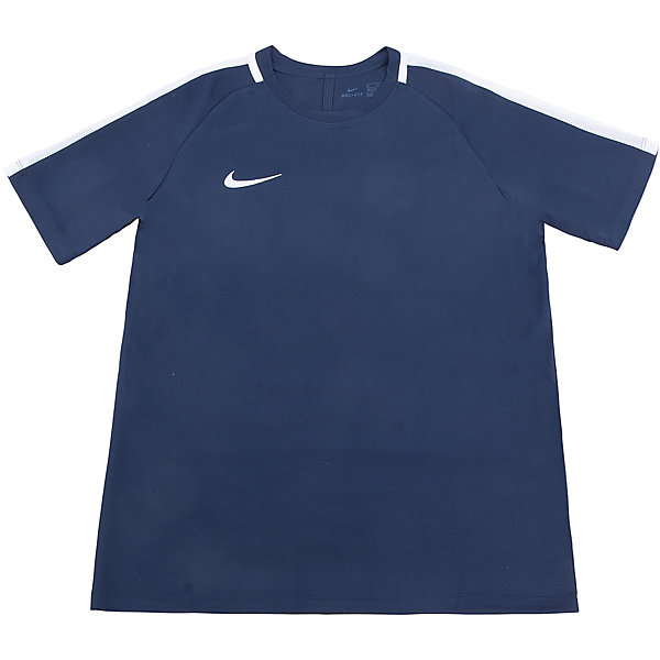 Футболка NIKE Футболка NIKEСпортивная форма<br>Характеристики товара:<br><br>• цвет: синий<br>• состав ткани: 100% полиэстер<br>• сезон: лето<br>• особенности модели: спортивный стиль<br>• технология: Dri-FIT<br>• короткие рукава<br>• страна бренда: США<br>• страна изготовитель: Китай<br><br>Стильная футболка от Nike может выступать в роли тренировочной одежды. Эта модель детской футболки поможет обеспечить ребенку комфорт. Детская спортивная футболка Nike отличается актуальным для нового сезона дизайном. В синей футболке для ребенка он будет выглядеть модно, а чувствовать себя - комфортно. <br><br>Футболку Nike (Найк) можно купить в нашем интернет-магазине.<br><br>Ширина мм: 199<br>Глубина мм: 10<br>Высота мм: 161<br>Вес г: 151<br>Цвет: черный<br>Возраст от месяцев: 84<br>Возраст до месяцев: 96<br>Пол: Унисекс<br>Возраст: Детский<br>Размер: 122/128,158/170,147/158,135/140,128/134<br>SKU: 6921124