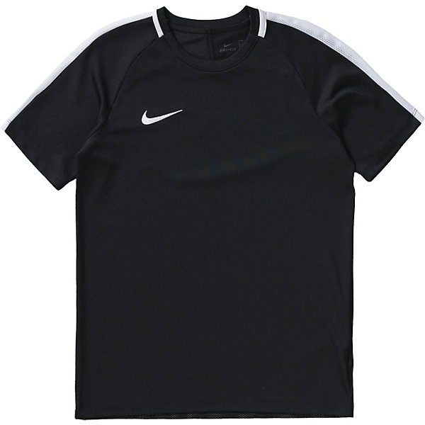 Футболка NIKE Футболка NIKEСпортивная форма<br>Характеристики товара:<br><br>• цвет: черный<br>• состав ткани: 100% полиэстер<br>• сезон: лето<br>• особенности модели: спортивный стиль<br>• технология: Dri-FIT<br>• короткие рукава<br>• страна бренда: США<br>• страна изготовитель: Китай<br><br>Черная футболка Найк дополнена сетчатыми ставками на рукавах. Спортивная футболка Nike отличается стильным и продуманным дизайном. Такая футболка от Nike может выступать в роли тренировочной одежды. Эта модель детской футболки поможет обеспечить ребенку комфорт. <br><br>Футболку Nike (Найк) можно купить в нашем интернет-магазине.<br><br>Ширина мм: 368<br>Глубина мм: 289<br>Высота мм: 27<br>Вес г: 130<br>Цвет: черный<br>Возраст от месяцев: 120<br>Возраст до месяцев: 192<br>Пол: Мужской<br>Возраст: Детский<br>Размер: 158/170,116/128,140/152,128/140,152/158<br>SKU: 6921192