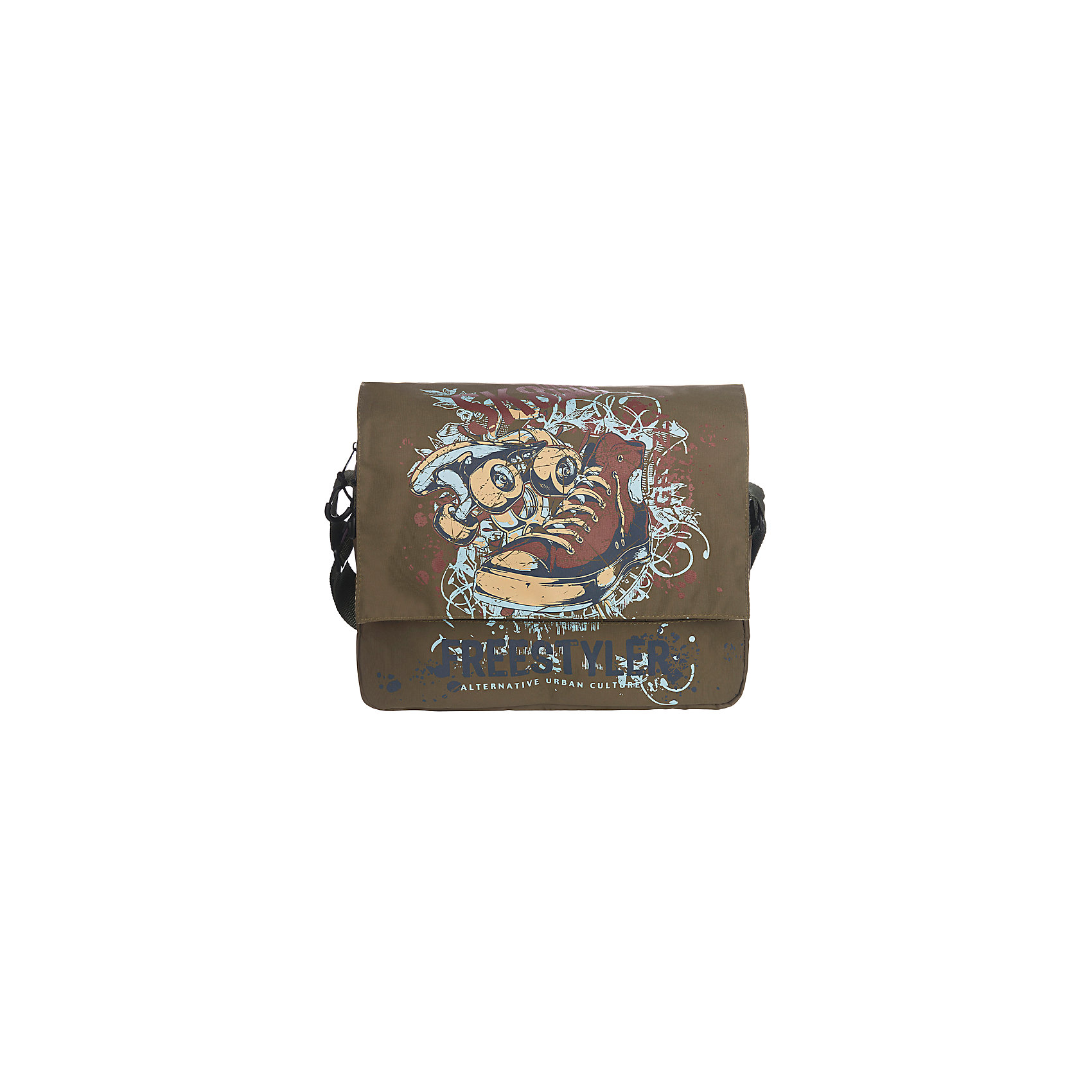 Сумка школьная Grizzly, оливковый Сумка школьная Grizzly, оливковыйШкольные сумки<br>Молодежная сумка с двумя отделениями, клапаном, плоскими карманами на передней и задней стенках, внутренним карманом, с регулируемым плечевым ремнем<br><br>Ширина мм: 330<br>Глубина мм: 120<br>Высота мм: 280<br>Вес г: 450<br>Возраст от месяцев: 120<br>Возраст до месяцев: 2147483647<br>Пол: Мужской<br>Возраст: Детский<br>SKU: 6939824
