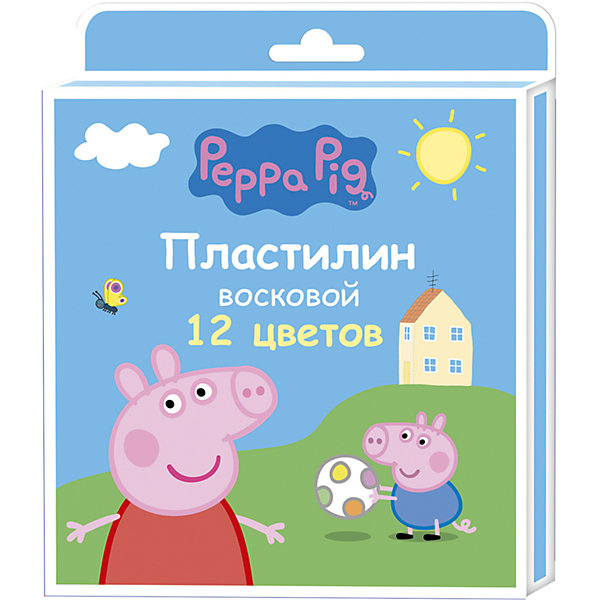 Пластилин восковой, 12 цветов, Свинка Пеппа Пластилин восковой, 12 цветов, Свинка ПеппаСвинка Пеппа<br>Характеристики:<br><br>• возраст: от 3 лет<br>• в наборе: 12 ярких цветов воскового пластилина по 15 гр, пластиковый стек<br>• состав: парафин, петролатум, мел, каолин, красители<br>• упаковка: картонная коробка с европодлвесом<br>• размер упаковки: 16,5х15,4х1,4 см.<br>• вес: 210 гр.<br>• срок годности не ограничен<br><br>Яркий восковый пластилин «Свинка Пеппа» поможет малышу создавать не только прекрасные поделки, но и рисунки. Изготовленный на основе природного воска и натуральных наполнителей, он обладает особой мягкостью и пластичностью: легко разминается и моделируется детскими пальчиками, не пачкается, не прилипает к рукам и рабочей поверхности, не крошится, не высыхает, хорошо держит форму, его цвета легко смешиваются друг с другом.<br><br>Создавайте новые цвета и оттенки, лепите, рисуйте и экспериментируйте, развивая при этом у ребенка мелкую моторику, тактильное восприятие, воображение и пространственное мышление. А любимые герои будут вдохновлять юного мастера на новые творческие идеи. <br><br>Товар сертифицирован и безопасен при использовании по назначению.<br><br>Пластилин восковой, 12 цветов, Свинка Пеппа можно купить в нашем интернет-магазине.<br><br>Ширина мм: 155<br>Глубина мм: 15<br>Высота мм: 188<br>Вес г: 210<br>Возраст от месяцев: 36<br>Возраст до месяцев: 2147483647<br>Пол: Унисекс<br>Возраст: Детский<br>SKU: 6963153