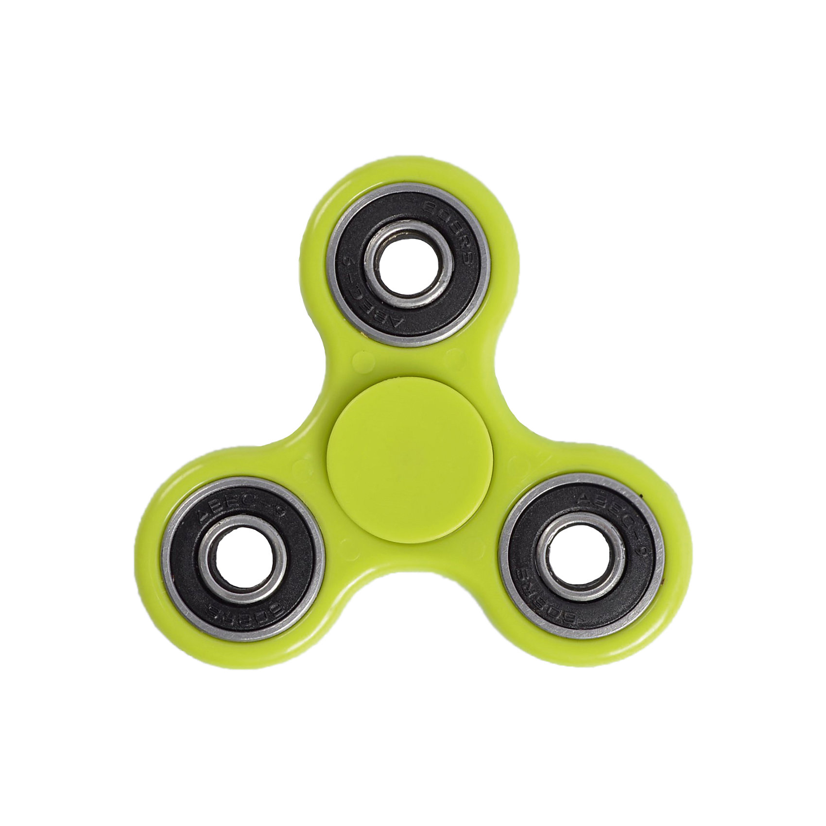 Спиннер для рук, зеленый, металлический подшипник, Fidget Spinner Спиннер для рук, зеленый, металлический подшипник, Fidget SpinnerИгрушки-антистресс<br>Характеристики товара:<br><br>• цвет: зеленый;<br>• материал: пластик, металл;<br>• размер упаковки: 7х7х7 см;<br>• вес: 50 грамм;<br>• возраст: от 3лет.<br><br>Спиннер Fidget Spinner состоит из металлического подшипника и трех лопастей зеленого цвета. Чтобы игрушка начала крутиться, достаточно запустить спиннер, удерживая центральный подшипник. Движения спиннера равномерные, плавные и практически бесшумные. <br><br>После запуска спиннер крутится в течение нескольких минут. При желании можно придумать или повторить различные трюки с использованием спиннера.<br><br>Игра со спиннером поможет расслабиться, успокоиться, а также развить моторику рук. Игрушка имеет небольшой размер, поэтому ее удобно брать с собой и крутить в любой удобной ситуации. <br><br>Спиннер для рук, зеленый, металлический подшипник, Fidget Spinner (Фиджет Спиннер) можно купить в нашем интернет-магазине.<br><br>Ширина мм: 70<br>Глубина мм: 70<br>Высота мм: 70<br>Вес г: 50<br>Возраст от месяцев: 36<br>Возраст до месяцев: 2147483647<br>Пол: Унисекс<br>Возраст: Детский<br>SKU: 6970794
