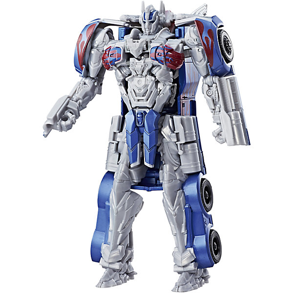 Фигурка героя фильма Трансформеры 5: Войны, Hasbro, C0886/C1317 Фигурка героя фильма Трансформеры 5: Войны, Hasbro, C0886/C1317Трансформеры-игрушки<br>Характеристики:<br><br>• возраст: от 6 лет;<br>• материал: пластик;<br>• высота фигурки: 22 см;<br>• размер упаковки: 25,6х20,6х8 см;<br>• вес упаковки: 303 гр.;<br>• страна производитель: Китай.<br><br>Фигурка «Трансформер 5. Войны» Трансформеры Hasbro создана по мотивам известного фильма «Трансформеры: Последний рыцарь». В фильме Оптимус Прайм покидает землю, но война между десептиконами и автоботами продолжается. <br><br>В наборе представлена фигурка предводителя автоботов Оптимуса Прайма, который всего за 2 движения превращается в большой грузовик. Игрушка выполнена из качественного прочного пластика.<br><br>Фигурку «Трансформер 5. Войны» Трансформеры Hasbro можно приобрести в нашем интернет-магазине.<br><br>Ширина мм: 256<br>Глубина мм: 206<br>Высота мм: 80<br>Вес г: 303<br>Возраст от месяцев: 72<br>Возраст до месяцев: 120<br>Пол: Мужской<br>Возраст: Детский<br>SKU: 6979811