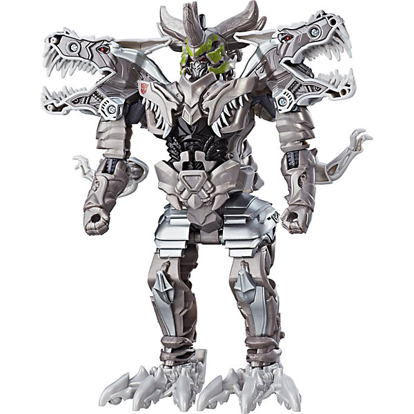 Фигурка героя фильма Трансформеры 5: Войны, Hasbro, C0886/C1318 Фигурка героя фильма Трансформеры 5: Войны, Hasbro, C0886/C1318Трансформеры-игрушки<br>Характеристики:<br><br>• возраст: от 6 лет;<br>• материал: пластик;<br>• высота фигурки: 22 см;<br>• размер упаковки: 25,6х20,6х8 см;<br>• вес упаковки: 303 гр.;<br>• страна производитель: Китай.<br><br>Фигурка «Трансформер 5. Войны» Трансформеры Hasbro создана по мотивам известного фильма «Трансформеры: Последний рыцарь». В фильме Оптимус Прайм покидает землю, но война между десептиконами и автоботами продолжается. <br><br>В наборе представлена фигурка главы диноботов Гримлока, который всего за 2 движения превращается в Тираннозавра. Игрушка выполнена из качественного прочного пластика.<br><br>Фигурку «Трансформер 5. Войны» Трансформеры Hasbro можно приобрести в нашем интернет-магазине.<br><br>Ширина мм: 256<br>Глубина мм: 206<br>Высота мм: 80<br>Вес г: 303<br>Возраст от месяцев: 72<br>Возраст до месяцев: 120<br>Пол: Мужской<br>Возраст: Детский<br>SKU: 6979812