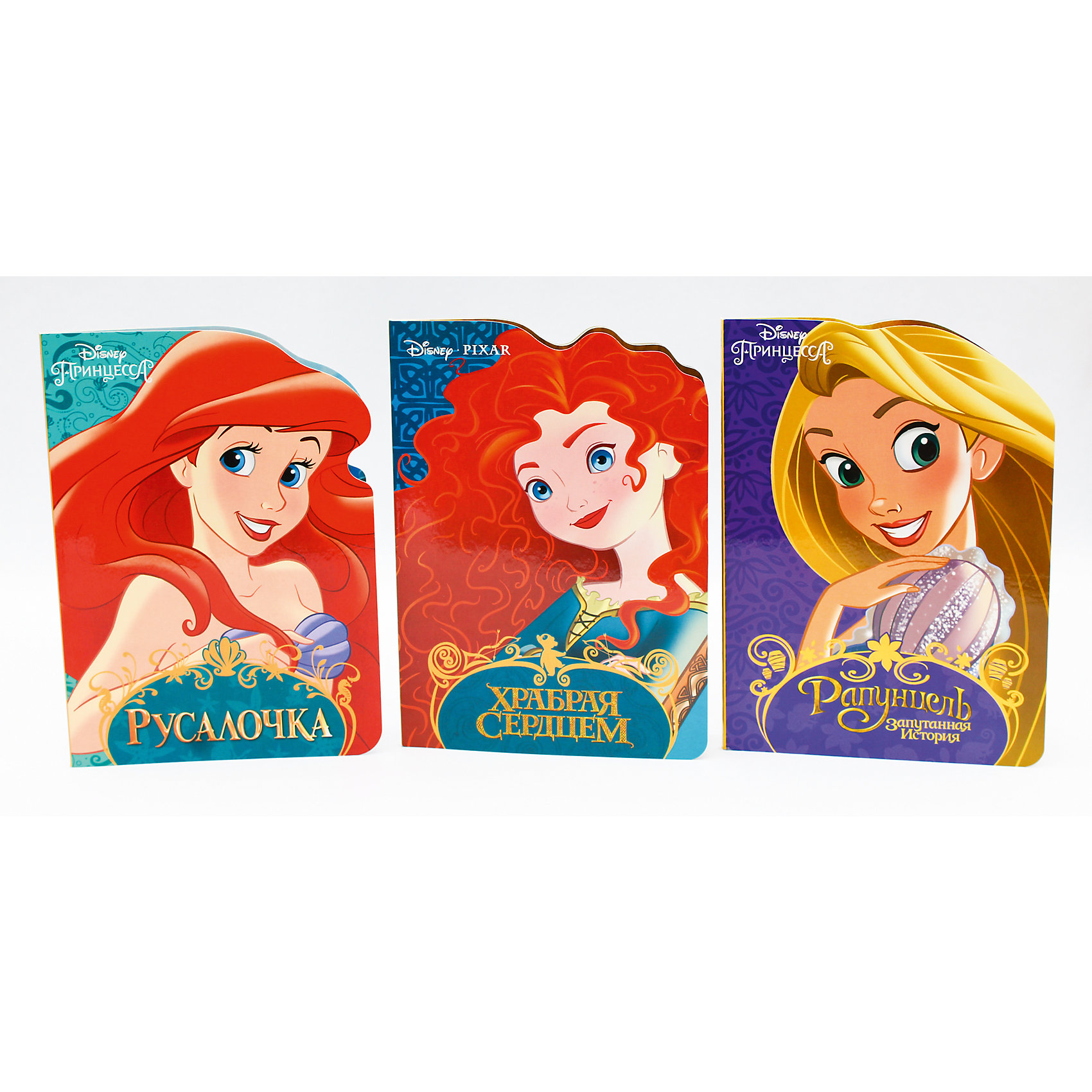 Комплект книг Disney Рапунцель, Русалочка, Храбрая сердцем Комплект книг Disney Рапунцель, Русалочка, Храбрая сердцемЗарубежные сказки<br>Любимые герои Disney снова с нами!В неприступной башне вдали от людей живёт девушка по имени Рапунцель,но однажды она решается покинуть свой дом. Что ждёт ё в этом огромном незнакомом мире?Читайте об этом на страницах новой серии книг с вырубкой!<br><br>Ширина мм: 160<br>Глубина мм: 220<br>Высота мм: 18<br>Вес г: 387<br>Возраст от месяцев: 0<br>Возраст до месяцев: 36<br>Пол: Женский<br>Возраст: Детский<br>SKU: 6990112