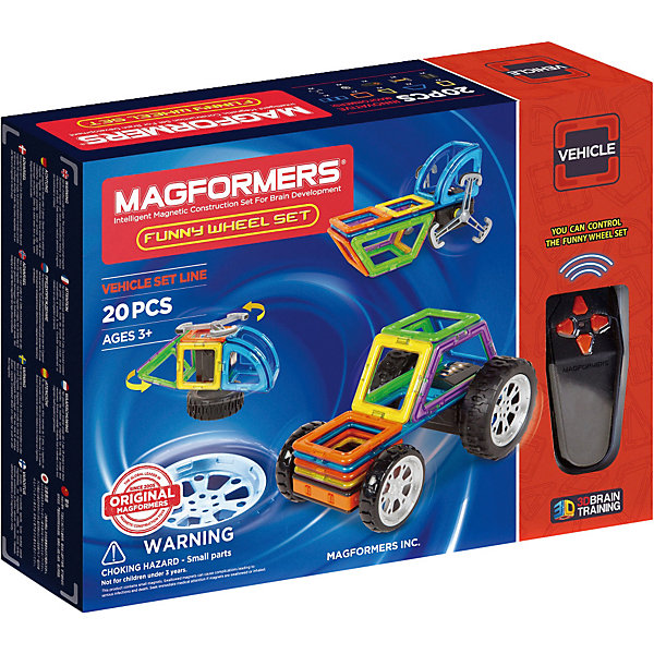 Магнитный конструктор Funny Wheel Set 20, MAGFORMERS Магнитный конструктор Funny Wheel Set 20, MAGFORMERSМагнитные конструкторы<br><br><br>Ширина мм: 380<br>Глубина мм: 280<br>Высота мм: 100<br>Вес г: 1250<br>Возраст от месяцев: 36<br>Возраст до месяцев: 2147483647<br>Пол: Унисекс<br>Возраст: Детский<br>SKU: 6992492