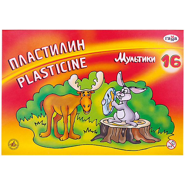 Пластилин МУЛЬТИКИ, 16 цветов 320 гр. со стеком Гамма Пластилин МУЛЬТИКИ, 16 цветов 320 гр. со стеком ГаммаРисование и лепка<br>Характеристики:<br><br>• возраст: от 3 лет<br>• в наборе: 16 цветов (брусков) пластилина, стек<br>• общая масса пластилина: 320 гр.<br>• упаковка: картонная коробка<br>• размер упаковки: 20х29х1,7 см.<br><br>Пластилин «Мультики» предназначен для лепки и моделирования.<br><br>Пластилин изготовлен из высококачественных компонентов, обладает отличными пластичными свойствами, хорошо размягчается, не липнет к рукам и не окрашивает их, идеально держит форму. Нетоксичен.<br><br>Работа с пластилином поможет малышу развить творческие способности, воображение и мелкую моторику рук. С помощью стека, прилагающегося к набору, ребенок может наносить орнамент на свои изделия, что оказывает позитивное воздействие на творческое мышление.<br><br>Пластилин МУЛЬТИКИ, 16 цветов 320 гр. со стеком Гамма можно купить в нашем интернет-магазине.<br><br>Ширина мм: 230<br>Глубина мм: 160<br>Высота мм: 20<br>Вес г: 355<br>Возраст от месяцев: 36<br>Возраст до месяцев: 2147483647<br>Пол: Унисекс<br>Возраст: Детский<br>SKU: 7010501