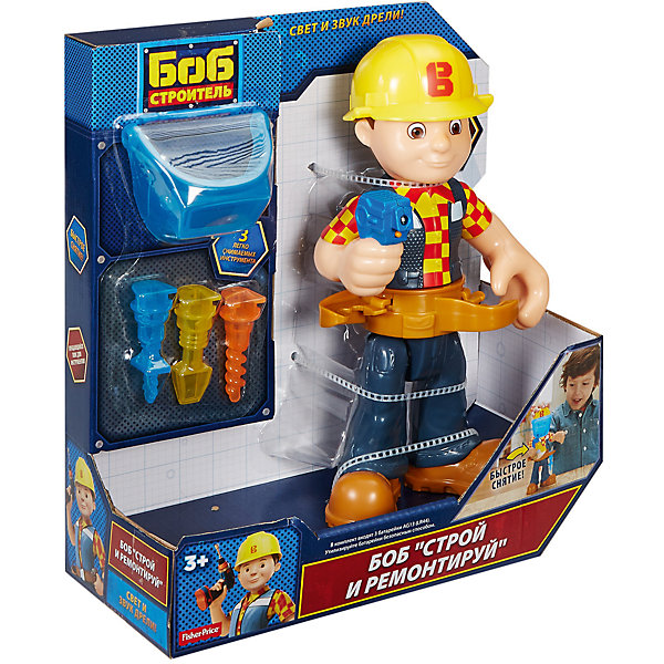 Большая фигурка с аксессуарами Fisher-Price Боб-строитель Большая фигурка с аксессуарами Fisher-Price Боб-строительИгровые наборы с фигурками<br><br><br>Ширина мм: 280<br>Глубина мм: 115<br>Высота мм: 255<br>Вес г: 639<br>Возраст от месяцев: 36<br>Возраст до месяцев: 2147483647<br>Пол: Унисекс<br>Возраст: Детский<br>SKU: 7014790