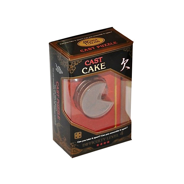 Головоломка Кекс, Hanayama Cast Puzzle Головоломка Кекс, Hanayama Cast PuzzleКлассические головоломки<br>Характеристики:<br><br>• возраст: от 8 лет;<br>• уровень сложности: 4;<br>• материал: металл;<br>• размер головоломки: 4х4х3 см;<br>• размер упаковки: 11,5х7,5х4,5 см;<br>• вес: 120 г;<br>• тип упаковки: коробка с окошком.<br><br>Необычная головоломка похожа на пирог. Четверть этого пирога срезана и показывает три одинаковых слоя внутри. Решение кажется простым, но это только на первый взгляд. Головоломка гениально придумана, интересна, и достаточно сложна. <br><br>Цель игры - разделить на 4 части головоломку, а затем соединить их обратно в исходное положение. <br><br>Головоломка - это прекрасный инструмент для ума, вырабатывающий неординарное видение. Увлекательное занятие для детей и взрослых разнообразит досуг. Развивающие занятия стимулируют логику, пространственное мышление и тренируют мелкую моторику.<br><br>Головоломку «Кекс», Hanayama Cast Puzzle можно приобрести в нашем интернет-магазине.<br><br>Ширина мм: 45<br>Глубина мм: 75<br>Высота мм: 120<br>Вес г: 120<br>Возраст от месяцев: 36<br>Возраст до месяцев: 2147483647<br>Пол: Унисекс<br>Возраст: Детский<br>SKU: 7025984