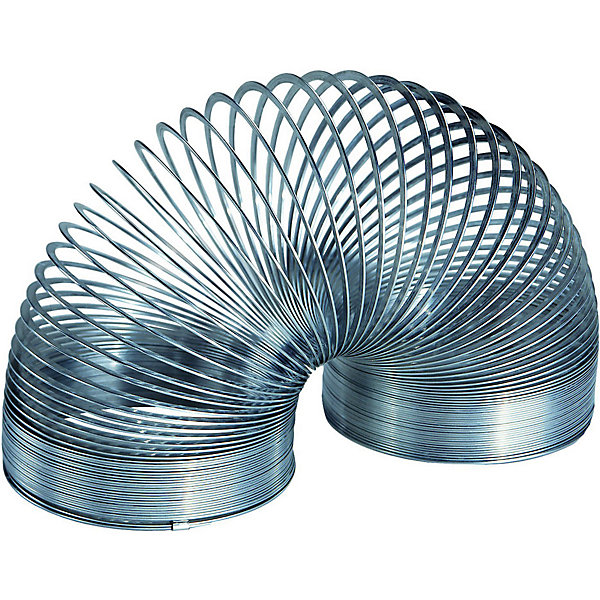 Пружинка металлическая серебрянная,Slinky