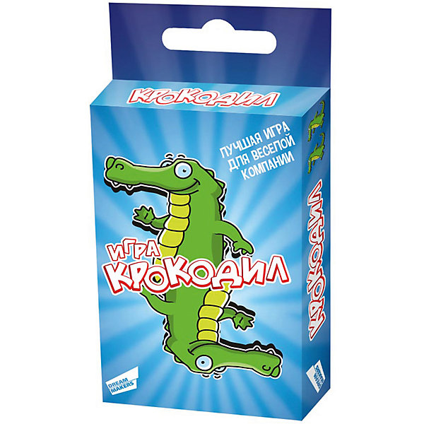 Настольная игра Крокодил Dream makers Настольная игра Крокодил Dream makersНастольные игры для всей семьи<br>Характеристики товара:<br><br>• возраст: от 10 лет;<br>• в комплекте: игровые карточки 30 шт., правила игры;<br>• количество игроков: от 2;<br>• время игры: 30 мин.;<br>• вес: 80 гр.;<br>• размер упаковки: 8,8х6х1,2 см;<br>• упаковка: картонная коробка.<br><br>«Крокодил. Cards» - это лучший способ весело провести время. Она не имеет ограничений по возрасту – в нее охотно играют, как дети, так и взрослые. Задача игроков - при помощи пантомимы объяснять значение слов. Вас ожидают уникальные задания разного уровня сложности. Игра для детей от 10 лет, рассчитанная на 2 и более игроков, развивает навыки общения. <br><br>Детскую настольную игру «Крокодил. Cards» можно купить в нашем интернет-магазине.<br><br>Ширина мм: 88<br>Глубина мм: 59<br>Высота мм: 12<br>Вес г: 80<br>Возраст от месяцев: 120<br>Возраст до месяцев: 2147483647<br>Пол: Унисекс<br>Возраст: Детский<br>SKU: 7040264