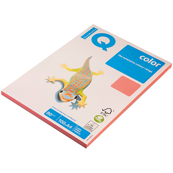 Бумага "IQ Color neon" А4 100 листов IQ, розовый неон