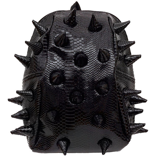 Рюкзак Gator Half, LUXE Black, цвет черный Рюкзак Gator Half, LUXE Black, цвет черныйРюкзаки<br>Характеристики товара:<br><br>• цвет: черный;<br>• возраст: от 3 лет;<br>• вес: 0,6 кг;<br>• размер: 36х31х15 см;<br>• особенности модели: с пузырями;<br>• большое отделение на молнии;<br>• дополнительный карман на задней стенке рюкзака;<br>• мягкие регулируемые лямки;<br>• ортопедическая спинка с вентиляцией;<br>• два дополнительных боковых кармана на молнии;<br>• материал: поливинил;<br>• страна бренда: США;<br>• страна изготовитель: Китай.<br><br>Удобный рюкзак для детей Madpax «Gator Full» непременно понравится детям. Малый вес рюкзака позволяет ребенку носить с собой все необходимое для учебы, при этом не перегружая позвоночник. Стильный шипованный дизайн с имитацией кожи рептилий выделяют рюкзак Мэдпакс Гатор Фулл среди аналогичных моделей. <br><br>Удобное расположение дополнительных кармашков позволяет ребенку с легкостью доставать необходимые ему вещи. Специальная спинка рюкзака Гатор Фулл обеспечивает постоянную вентиляцию спины. Мягкие ремни регулируются в зависимости от роста ребенка. Рюкзак «Gator Full» – это стильная и удобная модель, которая предназначена для ежедневного ношения. <br><br>Рюкзак «Gator Full» можно купить в нашем интернет-магазине.<br><br>Ширина мм: 360<br>Глубина мм: 310<br>Высота мм: 150<br>Вес г: 600<br>Возраст от месяцев: 36<br>Возраст до месяцев: 720<br>Пол: Унисекс<br>Возраст: Детский<br>SKU: 7054082