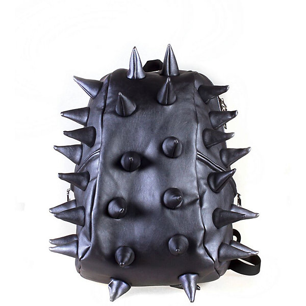 Рюкзак Rex Full Heavy Metal Spike Blue, цвет синий Рюкзак Rex Full Heavy Metal Spike Blue, цвет синийРюкзаки<br>Характеристики товара:<br><br>• цвет: Heavy Metal Spike Blue (синий);<br>• возраст: от 5 лет;<br>• вес: 0,8 кг;<br>• размер: 46х35х20 см;<br>• особенности модели: с пузырями;<br>• основное отделение на молнии;<br>• внутри изделия есть отделение для ноутбука с максимальным размером диагонали 17 дюймов;<br>• мягкие регулируемые по высоте лямки;<br>• вентилируемая и ортопедическая спинка;<br>• два дополнительных боковых кармана на молнии;<br>• материал: полиуретан;<br>• страна бренда: США;<br>• страна изготовитель: Китай.<br><br>Удобный рюкзак для детей Madpax «Rex Full» непременно понравится детям. Малый вес рюкзака позволяет ребенку носить с собой все необходимое для учебы, при этом не перегружая позвоночник.<br><br>Удобное расположение дополнительных кармашков позволяет ребенку с легкостью доставать необходимые ему вещи. Специальная спинка рюкзака Рекс Фулл обеспечивает постоянную вентиляцию спины. Мягкие ремни регулируются в зависимости от роста ребенка. Рюкзак «Rex Full» – это стильная и удобная модель, которая предназначена для ежедневного ношения. <br><br>Рюкзак Madpax «Rex Full» можно купить в нашем интернет-магазине.<br><br>Ширина мм: 460<br>Глубина мм: 350<br>Высота мм: 200<br>Вес г: 800<br>Возраст от месяцев: 60<br>Возраст до месяцев: 720<br>Пол: Унисекс<br>Возраст: Детский<br>SKU: 7054105