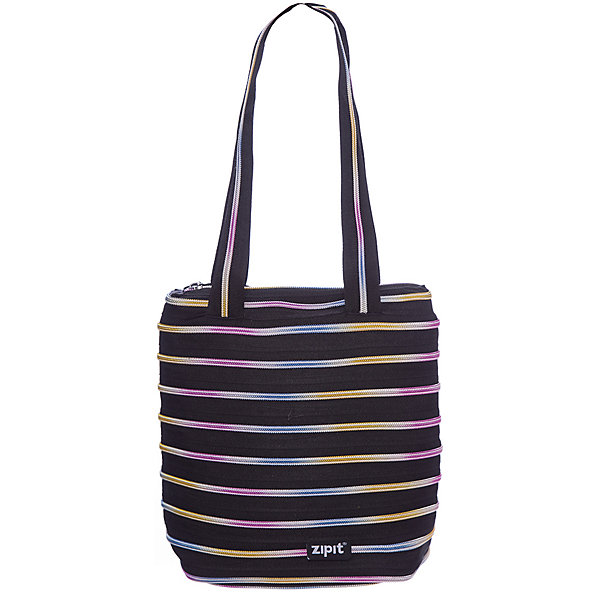 Сумка Premium Tote/Beach Bag, цвет черный/мульти Сумка Premium Tote/Beach Bag, цвет черный/мультиДетские сумки<br>Характеристики товара:<br><br>• цвет: черный/мульти;<br>• возраст: от 7 лет;<br>• вес: 0,2 кг;<br>• размер: 28х10х28 см;<br>• сумочка имеет одно вместительное отделение;<br>• изготовлена из застежки-молнии;<br>• молнию можно полностью расстегнуть;<br>• удлиненные ручки для переноски в руке или на плече;<br>• материал: полиэстер;<br>• страна бренда: США;<br>• страна изготовитель: Китай.<br><br>Молодежная сумка Zipit «Premium Tote Beach Bag» очень необычная. Она сделана из молнии! Молния закручена по спирали и это делает сумку совершенно уникальной. При этом сумка очень функциональная и легка в уходе.<br><br>Сумку «Premium Tote Beach Bag» можно купить в нашем интернет-магазине.<br><br>Ширина мм: 280<br>Глубина мм: 100<br>Высота мм: 280<br>Вес г: 200<br>Возраст от месяцев: 84<br>Возраст до месяцев: 180<br>Пол: Унисекс<br>Возраст: Детский<br>SKU: 7054153