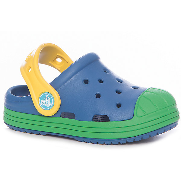 Сабо Crocs Bump It Clog K Сабо Crocs Bump It Clog KОбувь для девочек<br>Характеристики товара:<br><br>• цвет: синий<br>• материал: Croslite<br>• стелька: с массажными линиями <br>• сезон: лето<br>• особенности модели: с перфорацией<br>• пяточный ремешок: поворотный<br>• защита мыса <br>• подошва не скользит <br>• анатомические <br>• страна бренда: США<br>• страна производства: Китай<br><br>Удобные сабо Crocs сделаны из уникального материала Croslite. Благодаря новейшим технологиям ноги в таких сабо для ребенка не устают и не скользят. Детские сабо Крокс отлично подходят для ношения в теплую погоду. Обувь Crocs для детей обеспечивает комфортный микроклимат ногам на весь день. <br><br>Сабо Bump It Clog K Crocs (Крокс) можно купить в нашем интернет-магазине.<br><br>Ширина мм: 225<br>Глубина мм: 139<br>Высота мм: 112<br>Вес г: 290<br>Цвет: синий<br>Возраст от месяцев: 18<br>Возраст до месяцев: 21<br>Пол: Унисекс<br>Возраст: Детский<br>Размер: 23,34/35,33/34,31/32,30,29,28,27,26,25,24<br>SKU: 7063235