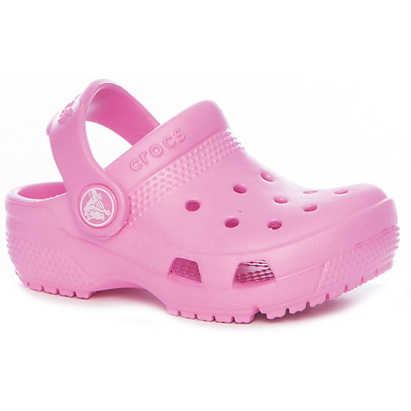 Сабо Crocs Coast Clog K Сабо Crocs Coast Clog KПляжная обувь<br>Характеристики товара:<br><br>• цвет: фуксия<br>• материал: Croslite<br>• стелька: с массажными линиями <br>• сезон: лето<br>• особенности модели: с перфорацией<br>• пяточный ремешок: поворотный<br>• защита мыса <br>• подошва не скользит <br>• анатомические <br>• страна бренда: США<br>• страна производства: Китай<br><br>Детские сабо Крокс отлично подходят для ношения в теплую погоду. Обувь Crocs для детей обеспечивает комфортный микроклимат ногам на весь день. Яркие сабо Crocs сделаны из уникального материала Croslite. Благодаря новейшим технологиям ноги в таких сабо для ребенка не устают и не скользят. <br><br>Сабо Coast Clog K Crocs (Крокс) можно купить в нашем интернет-магазине.<br><br>Ширина мм: 225<br>Глубина мм: 139<br>Высота мм: 112<br>Вес г: 290<br>Цвет: розовый<br>Возраст от месяцев: 18<br>Возраст до месяцев: 21<br>Пол: Женский<br>Возраст: Детский<br>Размер: 23,34/35,33/34,31/32,30,29,28,27,26,25,24<br>SKU: 7063289