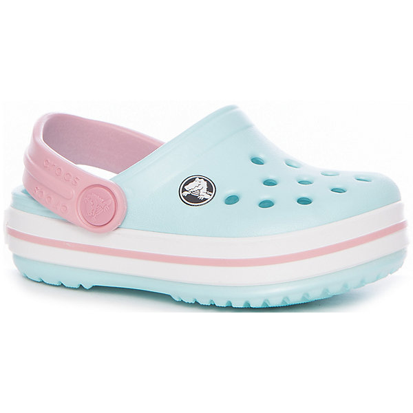 Сабо Crocband Clog K Сабо Crocband Clog KПляжная обувь<br>Характеристики товара:<br><br>• цвет: голубой<br>• материал: Croslite<br>• стелька: с массажными линиями <br>• сезон: лето<br>• особенности модели: с перфорацией<br>• пяточный ремешок: поворотный<br>• защита мыса <br>• подошва не скользит <br>• анатомические <br>• страна бренда: США<br>• страна производства: Китай<br><br>Ноги в таких сабо для ребенка не устают и не скользят. Стильные детские сабо Крокс обеспечивают постоянную вентиляцию ноги. Эти сабо Crocs имеют массажную поверхность внутри. Благодаря уникальному материала Croslite в детской обуви Crocs не размножаются бактерии. <br><br>Сабо Crocband Clog K Crocs (Крокс) можно купить в нашем интернет-магазине.<br><br>Ширина мм: 225<br>Глубина мм: 139<br>Высота мм: 112<br>Вес г: 290<br>Цвет: голубой<br>Возраст от месяцев: 132<br>Возраст до месяцев: 144<br>Пол: Женский<br>Возраст: Детский<br>Размер: 34/35,21,22,23,24,25,26,27,28,29,30,31/32,33/34<br>SKU: 7063425