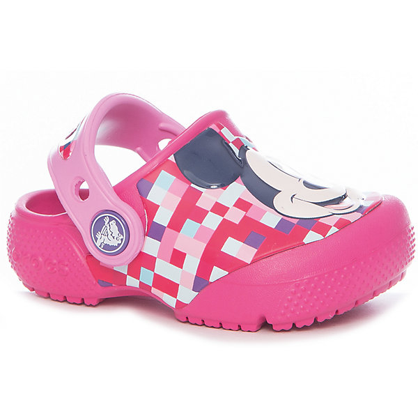 Сабо CrocsFunLab Mickey Clog Сабо CrocsFunLab Mickey ClogПляжная обувь<br>Характеристики товара:<br><br>• цвет: розовый<br>• материал: Croslite<br>• стелька: с массажными линиями <br>• сезон: лето<br>• пяточный ремешок: поворотный<br>• защита мыса <br>• подошва не скользит <br>• анатомические <br>• страна бренда: США<br>• страна производства: Китай<br><br>Обувь от американского бренда Крокс популярна во всем мире благодаря высокому качеству и удобству. Детские сабо Crocs сделаны из высокотехнологичного материала Croslite. Благодаря новейшим технологиям такие сабо для ребенка принимают форму ноги и обеспечивают комфорт на весь день. Эти детские сабо Крокс с пяточным ремешком украшены принтом из мультфильма. <br><br>Сабо CrocsFunLab Mickey Clog Crocs (Крокс) можно купить в нашем интернет-магазине.<br><br>Ширина мм: 225<br>Глубина мм: 139<br>Высота мм: 112<br>Вес г: 290<br>Цвет: розовый<br>Возраст от месяцев: 12<br>Возраст до месяцев: 15<br>Пол: Женский<br>Возраст: Детский<br>Размер: 21,34/35,30,29,28,33/34,31/32,27,22,23,24,25,26<br>SKU: 7063613
