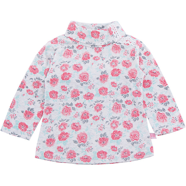 Водолазка Sweet Berry для девочки Водолазка Sweet Berry для девочкиКофточки и распашонки<br>Водолазка Sweet Berry для девочки<br>Трикотажная водолазка для девочки с ярким печатным рисунком. Воротник-стойка декорированная белым кружевом.<br>Состав:<br>95% хлопок, 5% эластан<br><br>Ширина мм: 230<br>Глубина мм: 40<br>Высота мм: 220<br>Вес г: 250<br>Цвет: серый<br>Возраст от месяцев: 12<br>Возраст до месяцев: 15<br>Пол: Женский<br>Возраст: Детский<br>Размер: 80,98,92,86<br>SKU: 7094468