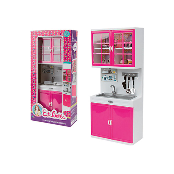 Игровой набор EstaBella BellaCocina, Кухня с мойкой Игровой набор EstaBella BellaCocina, Кухня с мойкойДетские кухни<br><br><br>Ширина мм: 345<br>Глубина мм: 90<br>Высота мм: 160<br>Вес г: 479<br>Возраст от месяцев: 36<br>Возраст до месяцев: 2147483647<br>Пол: Женский<br>Возраст: Детский<br>SKU: 7118134