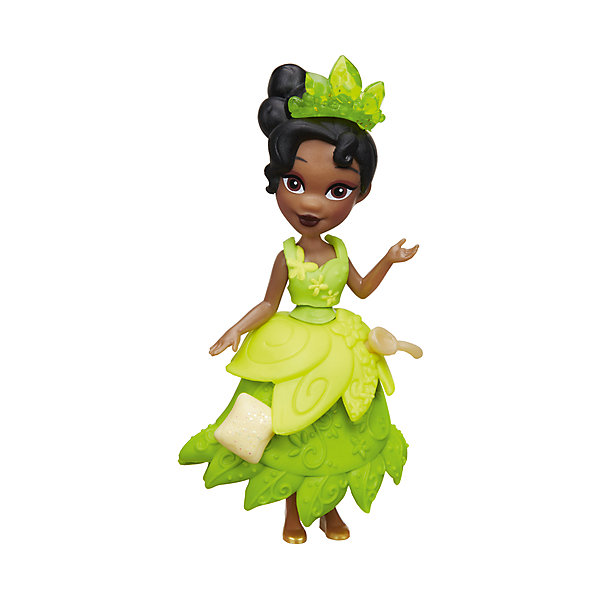Мини-кукла Hasbro Disney Princess, Принцесса Тиана Мини-кукла Hasbro Disney Princess, Принцесса ТианаПринцессы Дисней<br>Характеристики:<br><br>• очаровательная куколка помогает раскрыть творческий потенциал девочки, позволяет фантазировать и обыгрывать различные сюжетные линии с участием пренцессы Дисней;<br>• мини-куколки легко помещаются в маленькой ладошке;<br>• куклу можно взять с собой, поместить в рюкзачок или карман курточки;<br>• каждая кукла занимает определенную позу;<br>• руки-ноги куклы неподвижны, героиня замерла в танцевальном па;<br>• куколка одета в яркий наряд, характерный для диснеевских героинь;<br>• одежда не снимается;<br>• полимерные куколки приятны на ощупь;<br>• высота куколки составляет 15 см;<br>• размер упаковки: 17,5х15,5х6 см;<br>• вес: 100 г.<br><br>Мини-кукла, Принцессы Дисней, в ассортименте можно купить в нашем интернет-магазине.<br><br>Ширина мм: 176<br>Глубина мм: 152<br>Высота мм: 63<br>Вес г: 100<br>Возраст от месяцев: 48<br>Возраст до месяцев: 96<br>Пол: Женский<br>Возраст: Детский<br>SKU: 7120185