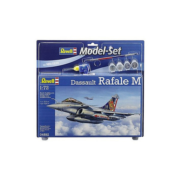 Набор Истребитель Dassault Rafale M Набор Истребитель Dassault Rafale MМодели для склеивания<br>Истребитель Dassault Rafale M – высокотехнологичная морская версия разведывательного самолёта нового поколения. Он способен исполнять роль, как перехватчика, так и роль самолёта-разведчика, а также истребителя-бомбардировщика. Прекрасно детализированная сборная модель уникального истребителя Dassault Rafale M представляет собой абсолютно точную уменьшенную копию своего прототипа в масштабе 1:72. Кабина пилота выполнена в мельчайших подробностях. Фактурные поверхности деталей самолёта, детализированные шасси, пилоны для внешних нагрузок, два дополнительных бака, а также две самонаводящиеся ракеты позволяют поверить, что перед вами оригинальный Раффаэль М! Всего модель состоит из 73 отдельных компонентов, которые необходимо собрать, склеить и покрыть краской в соответствии с инструкцией, которая прилагается в комплекте. В наборе также есть клей в удобной упаковке, специальные краски и кисточка для создания неповторимого дизайна истребителя. Длина готовой модели составляет 220 мм, а размах крыльев – 148 мм. Разработанная для детей от 10 лет, превосходно выполненная сборная модель французского многофункционального истребителя Dassault Rafale M определённо порадует и взрослых любителей моделирования, а также коллекционеров военной техники разных стран. Моделирование относят к одному из наиболее полезных хобби, ведь оно отлично тренирует мелкую моторику, развивает такие навыки как усидчивость, аккуратность и внимательность. Кроме того, развивается пространственное мышление, логика и креативность.<br><br>Ширина мм: 370<br>Глубина мм: 45<br>Высота мм: 340<br>Вес г: 470<br>Возраст от месяцев: 132<br>Возраст до месяцев: 2147483647<br>Пол: Мужской<br>Возраст: Детский<br>SKU: 7122346