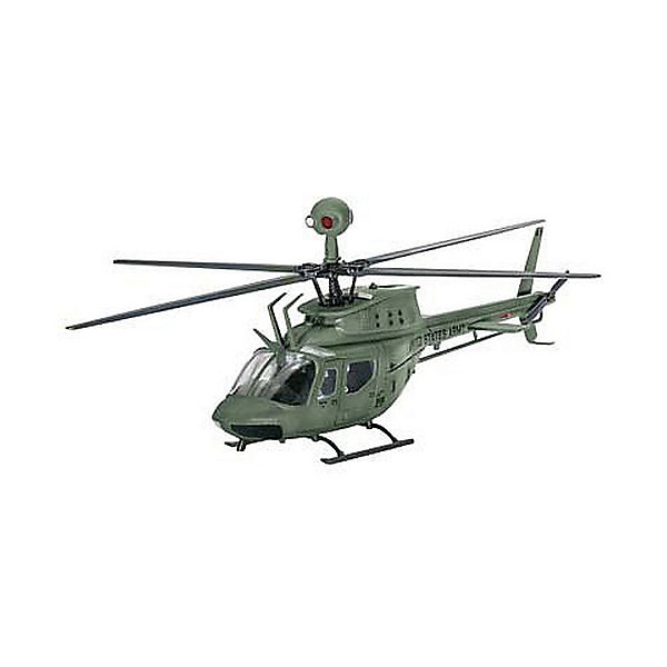 Вертолет Bell OH-58D Kiowa Вертолет Bell OH-58D KiowaСамолеты и вертолеты<br>ОН-58 является военной версией гражданского вертолета Bell® 206 Jet Ranger.Первая из этих машин была доставлены в армию США в начале 1969 года Многочисленные усовершенствования конструкций привели к появлению версии ОН-58D, который была впервые поставлена в 1985 г. Вертолет обзавелся четырьмя лопастями, более мощным двигателем, а также улучшенными средствами навигации и связи. <br><br>Сборная модель вертолета Bell OH-58D Kiowa выполнена из пластика в масштабе 1/72. Для сборки вам потребуется клей. Рекомендуется использовать клей Revell для пластика. Для последующей покраски модели вам понадобятся краски - эмалевые или акриловые. Вы их можете приобрести в нашем магазине. <br><br>Внимание! Все расходные материалы в этот набор не входят. Они приобретаются отдельно! <br><br>Масштаб 1:72 <br>Количество деталей 43 <br>Длина модели в собранной виде 13,9 см<br><br>Ширина мм: 207<br>Глубина мм: 132<br>Высота мм: 34<br>Вес г: 110<br>Возраст от месяцев: 120<br>Возраст до месяцев: 2147483647<br>Пол: Мужской<br>Возраст: Детский<br>SKU: 7122350