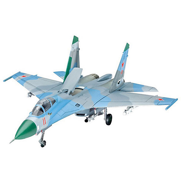 Многоцелевой истребитель СУ-27 Многоцелевой истребитель СУ-27Самолеты и вертолеты<br>Сборная модель советского самолета Су-27 ( Flanker). <br><br>Количество деталей 48. Подвесное вооружение в комплекте. <br><br>Масштаб модели 1:144 <br><br>Самолет можно собрать в двух вариантах на выбор - на земле (с выпущенным шасси) или в полете. Длина модели в собранном виде 14,1 сантиметров. Размах крыльев 10,3 сантиметров. <br><br>Декаль для самолета Sukhoi Su-27 Flanker , 159. Fighter-Squadron, Stargard AB, GDR, 1992 <br><br>Клей, краска и инструменты в набор не входят. <br><br>Модель может быть рекомендована для взрослых и детей от 10 лет.<br><br>Ширина мм: 207<br>Глубина мм: 34<br>Высота мм: 132<br>Вес г: 110<br>Возраст от месяцев: 120<br>Возраст до месяцев: 2147483647<br>Пол: Мужской<br>Возраст: Детский<br>SKU: 7122365