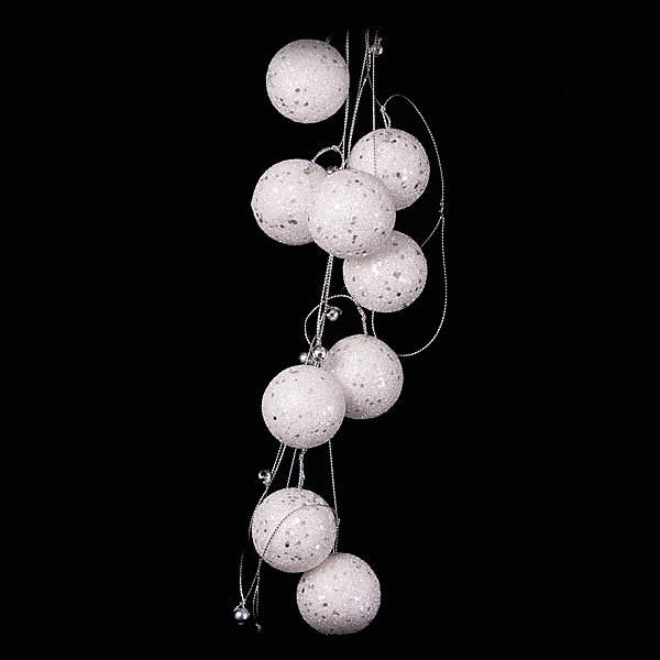 ёл. укр. бусы CLASSIC WHITE с шариками, 180см, 1шт, белый ёл. укр. бусы CLASSIC WHITE с шариками, 180см, 1шт, белыйНовогодняя мишура и бусы<br>Характеристики:<br><br>• тип игрушки: елочное украшение;<br>• цвет: белый;<br>• размер: 12х22х3 см;<br>• бренд: Marko Ferenzo;<br>• возраст: от 3 лет;<br>• вес: 20 гр;<br>• материал: пластик.<br><br>Елочное украшение бусы «CLASSIC WHITE» с шариками станет отличным дополнением к новогодним украшениям елки или интерьера дома к праздникам. Такое украшение станет актуальным подарком, который позволит заранее подготовиться к празднованию Нового года. С помощью него ребенок сможет сам поучаствовать в подготовке к празднику и украсить дом.<br><br>Это белые бусы на веревочке, к которым прикреплены белые заснеженные шарики. Длинна ленты – 180 см. Все элементы хорошо приклеены друг к другу качественным клеем и не оторвутся. Такую игрушку можно использовать для украшения новогодней елки или как элемент декора. Использование таких игрушек позволяет ребенку проявить свои творческие способности, пофантазировать или раскрыть талант.<br><br>Все элементы этой игрушки являются абсолютно безопасными для ребенка и изготовлены из высококачественных материалов.<br><br>Елочное украшение бусы «CLASSIC WHITE» с шариками можно купить в нашем интернет-магазине.<br><br>Ширина мм: 120<br>Глубина мм: 220<br>Высота мм: 30<br>Вес г: 20<br>Возраст от месяцев: 36<br>Возраст до месяцев: 2147483647<br>Пол: Унисекс<br>Возраст: Детский<br>SKU: 7140169