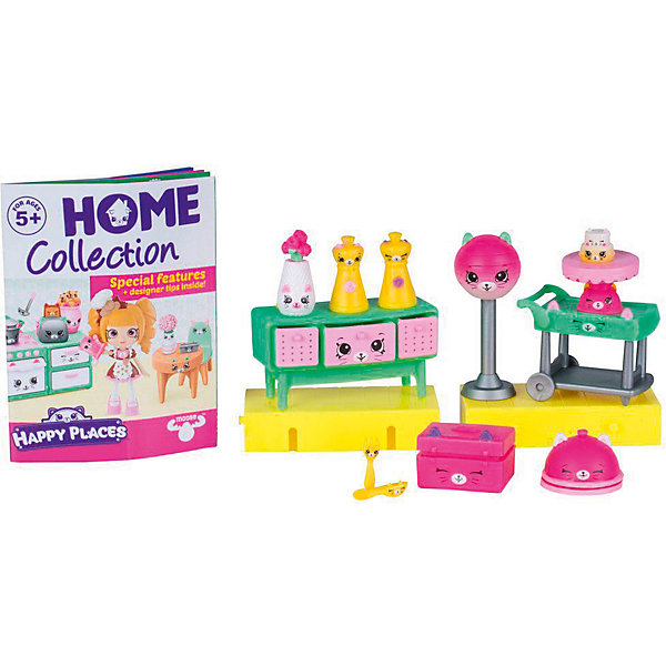 Игровой набор Moose Shopkins Счастливые места Праздничный ужин у котят Игровой набор Moose Shopkins Счастливые места Праздничный ужин у котятИгровые наборы с фигурками<br>Характеристики товара:<br><br>• возраст: от 5 лет;<br>• количество фигурок: 15 шт;<br>• материал: пластик;<br>• упаковка: коробка блистерного типа;<br>• размер упаковки: 20х27,5х4 см.;<br>• вес: 230 гр.;<br>• наименование бренда, страна бренда: Moose (Мус), Австалия;<br>• страна изготовитель: Китай.<br><br>Набор для декора «Праздничный ужин у котят» Happy Places - в комплект входят 2 плитки для пола и очаровательные фигурки Petkins с забавными мордочками котят разных размеров: торт, тележка и подставка для него, нож, вилка, коробка для столовых приборов, буфет, солонка, перечница, ваза с цветочками, поднос, лампа, а а также красочный каталог и волшебная коробочка с сюрпризом (3 секретные фигурки дополнительно). Все эти аксессуары позволят подружкам Shoppies накрыть стол и подготовиться к званому ужину.<br><br>Очаровательный комплект, включающий в себя эксклюзивные фигурки и аксессуары, с помощью которых малышка вовлечется в увлекательную и познавательную игру. <br><br>Из маленьких пластиковых фигурок Petkins можно собирать большую коллекцию и придумывать различные интересные сюжеты для игры с ними. Отличное решение для развлечения с ребенком во время досуга.<br><br>Набор для декора «Праздничный ужин у котят» Happy Places, Moose (Мус) можно купить в нашем интернет-магазине.<br><br>Ширина мм: 275<br>Глубина мм: 40<br>Высота мм: 200<br>Вес г: 230<br>Возраст от месяцев: 60<br>Возраст до месяцев: 2147483647<br>Пол: Женский<br>Возраст: Детский<br>SKU: 7143869