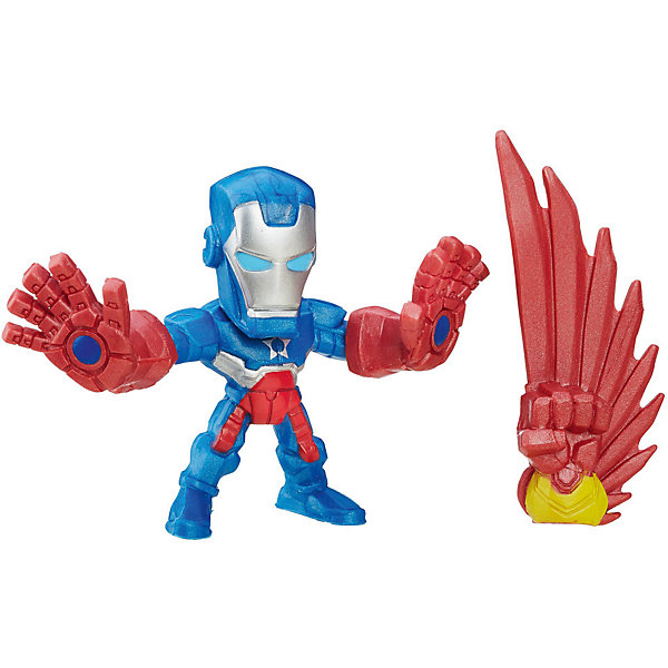 Микро-фигурка Hasbro Marvel Super Hero Mashers, Железный Патриот 5 см Микро-фигурка Hasbro Marvel Super Hero Mashers, Железный Патриот 5 смГерои комиксов<br>Характеристики товара:<br><br>• возраст: от 4 лет;<br>• материал: пластик;<br>• в комплекте: фигурка, дополнительная деталь;<br>• высота фигурки: 5 см;<br>• размер упаковки: 17,7х13,9х3,7 см;<br>• вес упаковки: 86 гр.;<br>• страна производитель: Китай.<br><br>Микро-фигурка Марвел Hero Mashers Hasbro представляет собой одного из персонажей известных комиксов Марвел. В наборе представлена дополнительная деталь для героя, присоединив которую, получится совершенно новый персонаж со своими боевыми возможностями. Благодаря универсальным креплениям все детали серии совместимы между собой, что позволит их комбинировать и создавать все новых и новых супергероев.<br><br>Микро-фигурку Марвел Hero Mashers Hasbro можно приобрести в нашем интернет-магазине.<br><br>Ширина мм: 37<br>Глубина мм: 139<br>Высота мм: 177<br>Вес г: 86<br>Возраст от месяцев: 48<br>Возраст до месяцев: 96<br>Пол: Мужской<br>Возраст: Детский<br>SKU: 7144827