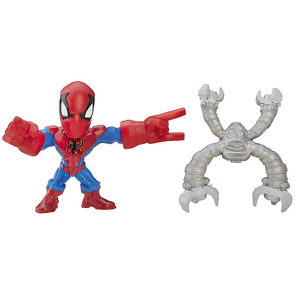 Микро-фигурка Hasbro Marvel Super Hero Mashers, Человек-Паук 5 см Микро-фигурка Hasbro Marvel Super Hero Mashers, Человек-Паук 5 смГерои комиксов<br>Характеристики товара:<br><br>• возраст: от 4 лет;<br>• материал: пластик;<br>• в комплекте: фигурка, дополнительная деталь;<br>• высота фигурки: 5 см;<br>• размер упаковки: 17,7х13,9х3,7 см;<br>• вес упаковки: 86 гр.;<br>• страна производитель: Китай.<br><br>Микро-фигурка Марвел Hero Mashers Hasbro представляет собой одного из персонажей известных комиксов Марвел. В наборе представлена дополнительная деталь для героя, присоединив которую, получится совершенно новый персонаж со своими боевыми возможностями. Благодаря универсальным креплениям все детали серии совместимы между собой, что позволит их комбинировать и создавать все новых и новых супергероев.<br><br>Микро-фигурку Марвел Hero Mashers Hasbro можно приобрести в нашем интернет-магазине.<br><br>Ширина мм: 37<br>Глубина мм: 139<br>Высота мм: 177<br>Вес г: 86<br>Возраст от месяцев: 48<br>Возраст до месяцев: 96<br>Пол: Мужской<br>Возраст: Детский<br>SKU: 7144831