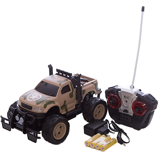 Радиоуправляемая машинка Yako Toys Военный джип Радиоуправляемая машинка Yako Toys Военный джипРадиоуправляемые машины<br>Размер машинки:Ширина - 25 Глубина - 15 Высота - 15,5<br>В комплект входит 4 аккумуляторные батарейки 1,2V АА.В пульт необходимы 2 батарейки 1,5V АА (в комплект не входят).Возраст +6, радиоуправляемая, свет фар.<br><br>Ширина мм: 330<br>Глубина мм: 190<br>Высота мм: 180<br>Вес г: 1000<br>Возраст от месяцев: 36<br>Возраст до месяцев: 72<br>Пол: Мужской<br>Возраст: Детский<br>SKU: 7172277