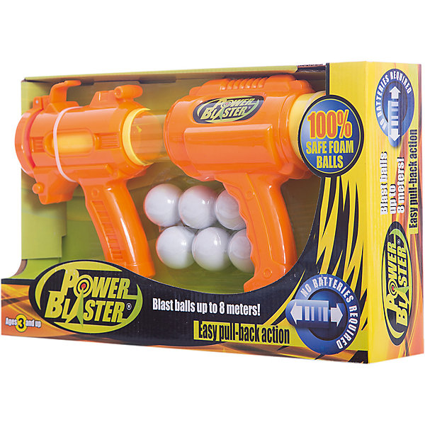 Бластер Toy Target Power Blaster (желтый) Бластер Toy Target Power Blaster (желтый)Игрушечные пистолеты и бластеры<br>Характеристики:<br><br>• тип игрушки: оружие;<br>• возраст: от 3 лет;<br>• размер: 45x7х22 см;<br>• вес: 58 гр; <br>• комплектация: бластер, прицел, 9 мягких шаров для стрельбы, 6 мишеней;<br>• материал: пластик, поролон;<br>• бренд: Toy Target.<br><br>Игрушечное оружие «Power Blaster» станет замечательным подарком для каждого мальчика, ведь с этой игрушкой тренировать меткость можно уже с раннего возраста. Благодаря специальной конструкции бластера поролоновые шарики заряжаются и стреляют без использования батареек - в ствол встроена адаптированная для детей ручная помпа. <br><br>Цели можно поражать на расстоянии до восьми метров, при этом для стрельбы одновременно заряжаются до девяти снарядов. Оружие Power Blaster работает от ручной помпы, поэтому не требуются никакие батарейки. Заряжается бластер одновременно 6 шарами. Поражение цели на расстоянии до 8 м.<br><br>Игрушечное оружие «Power Blaster» можно купить в нашем интернет-магазине.<br><br>Ширина мм: 450<br>Глубина мм: 70<br>Высота мм: 220<br>Вес г: 58<br>Возраст от месяцев: 36<br>Возраст до месяцев: 2147483647<br>Пол: Мужской<br>Возраст: Детский<br>SKU: 7193469