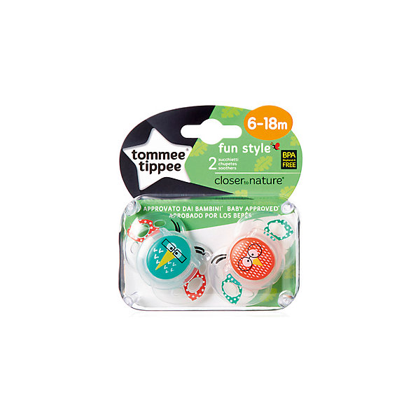 Силиконовые пустышки Tommee Tippee AnyTime Сова 6-18 мес., 2 шт. Силиконовые пустышки Tommee Tippee AnyTime Сова 6-18 мес., 2 шт.Силиконовые пустышки<br>Характеристики:<br><br>• возраст: 6+;<br>• материал: силикон, пластик;<br>• размер упаковки: 11,5х10х5,5 см;<br>• упаковка: блистер на картоне;<br>• количество: 2 шт. в упаковке;<br>• особенности: не содержат Бисфенол А;<br>• производитель: Tommee Tippee.<br><br>Силиконовые пустышки повторяют форму нёба малыша, способствуя здоровому развитию ротовой полости ребенка. Пустышки «AnyTime» разработаны совместно с ведущими врачами-стоматологами. В производстве используется медицинский силикон высшего качества.<br><br>Пустышки декорированы рисунками забавных животных, их удобно держать маленькими ручками. Благодаря уникальной форме пустышки легко мыть и стерилизовать.<br><br>В упаковке 2 шт.<br><br>Силиконовые пустышки «Веселые животные. Сова» AnyTime 6-18 мес., 2 шт., Tommee Tippee можно купить в нашем интернет-магазине.<br><br>Ширина мм: 25<br>Глубина мм: 55<br>Высота мм: 50<br>Вес г: 22<br>Цвет: синий<br>Возраст от месяцев: 6<br>Возраст до месяцев: 18<br>Пол: Унисекс<br>Возраст: Детский<br>SKU: 7196653