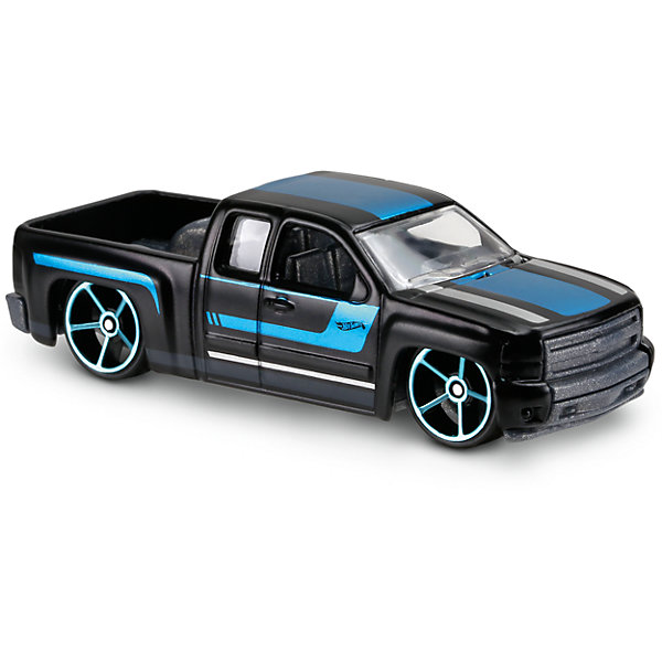 Базовая машинка Hot Wheels, Chevy Silverado Базовая машинка Hot Wheels, Chevy SilveradoПопулярные игрушки<br>Характеристики:<br><br>• возраст: от 3 лет;<br>• тип игрушки: пикап;<br>• цвет: белый, синий;<br>• особенности: инерционная;<br>• материал: пластик, металл; <br>• размер: 11х4,5х11 см;<br>• вес: 30 гр;<br>• страна бренда: США;<br>• страна производитель: Китай;<br>• тип упаковки: блистер на картоне;<br>• эффекты: без эффектов.<br><br><br>Машинка Hot Wheels Chevy Silverado DVB73 бренда Mattel представляет собой пикап, который станет достойным пополнением автопарка мальчика. Легендарная серия коллекционных машинок завоевала внимание всех детей. Быстрые и красочные машинки Hot Wheels выглядят очень ярко и эффектно благодаря оригинальному дизайну. Они выполнены из металла и пластика, что гарантирует прочность и устойчивость к столкновениям. <br><br>Машинка раскрашена в черный цвет. Автомобиль создан из проверенных и безопасных материалов. Особенность пикапа – его вместительность и открытые окна, благодаря чему можно рассмотреть салон и управление автомобилем. Игрушка выполнена из безопасных и нетоксичных материалов.<br><br>Стильная игрушка станет отличным подарком для ребенка от трех лет. Кроме того, малыш сможет собрать целую коллекцию этих популярных машинок и обмениваться ими с друзьями. Машинка Hot Wheels Chevy Silverado DVB73 во время гонки не оставит равнодушным ни одного мальчика. <br><br>Машинку Hot Wheels Chevy Silverado DVB73 можно купить в нашем интернет-магазине.<br><br>Ширина мм: 110<br>Глубина мм: 45<br>Высота мм: 110<br>Вес г: 30<br>Возраст от месяцев: 36<br>Возраст до месяцев: 96<br>Пол: Мужской<br>Возраст: Детский<br>SKU: 7198120
