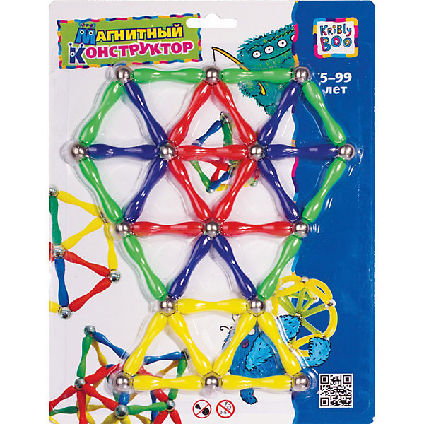 Магнитный конструктор Kribly Boo Фигуры 5, 45 деталей Магнитный конструктор Kribly Boo Фигуры 5, 45 деталейМагнитные конструкторы<br>Характеристики товара:<br><br>• возраст: от 5 лет<br>• материал: металл, пластик.<br>• размер упаковки: 18,5х10х24,7 см.<br>• упаковка: блистер.<br>• страна обладатель бренда: Россия.<br><br>Магнитный конструктор «ФИГУРЫ 5» - это очень хорошее пособие для детей старшего дошкольного и младшего школьного возраста. <br><br>В игре развивается мелкая моторика и координация мелких движений пальцев и кистей рук, что помогает подготовиться к школьному обучению, стимулирует умственные способности, тренирует и подготавливает руку для письма.<br><br>Игра с конструктором - это одна из первых возможностей для детей в игровой форме познакомится с основами геометрии и физики, комбинаторные способности, развивает фантазию и наглядно-образное мышление.<br><br>Магнитный конструктор «ФИГУРЫ 5» Kribly Boo можно купить в нашем интернет-магазине.<br><br>Ширина мм: 185<br>Глубина мм: 10<br>Высота мм: 247<br>Вес г: 208<br>Возраст от месяцев: 60<br>Возраст до месяцев: 2147483647<br>Пол: Мужской<br>Возраст: Детский<br>SKU: 7198965