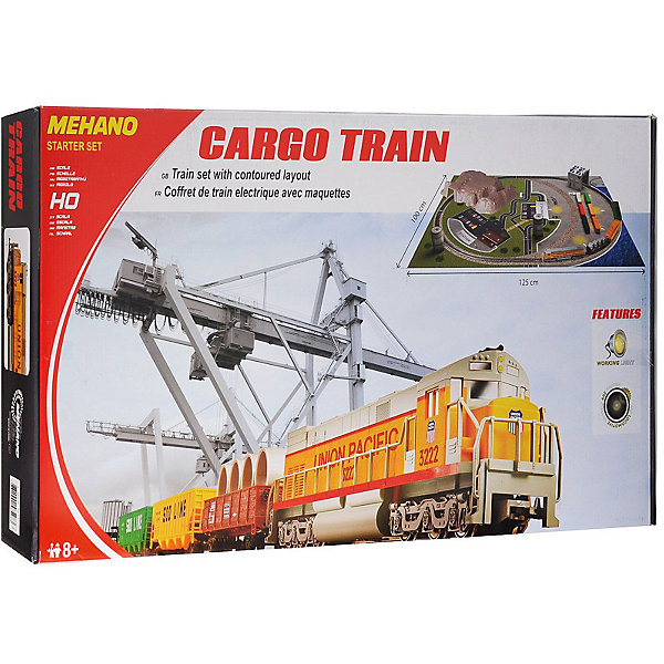 Железная дорога Mehano "Cargo Train" с ландшафтом