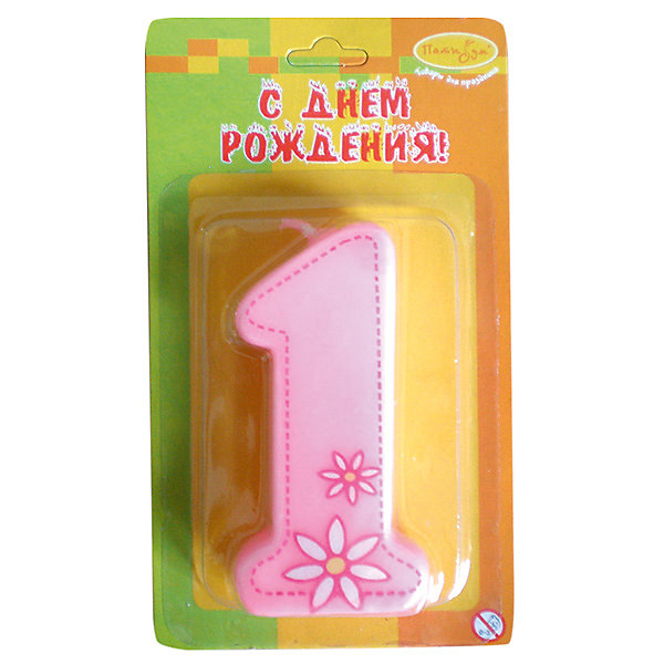 MC Свеча Цифра 1 розовая 7см MC Свеча Цифра 1 розовая 7смДетские свечи для торта<br>Характеристики:<br><br>• возраст: от 1 лет;<br>• тип игрушки: свеча;<br>• вес: 32 гр;<br>• размеры: 1,5х7х13 см;<br>• материал: парафин;<br>• бренд: Патибум; <br>• страна производитель: Россия.<br><br>MC Свеча Цифра 1 розовая 7см - это оригинальная фигурка-свечка для торта, выполняющая декоративную функцию. Оригинальные свечи в форме цифры «1» хорошо использовать для украшения праздничного стола, также ими можно украсить торт или десерт на День рождения. Свечи для торта отличаются высоким качеством, они не вредны для детей от одного года и, конечно же, их можно использовать с продуктами. Температура хранения и транспортировки от -10 до +25С. <br><br>Вместе с этой свечкой из натурального парафина можно использовать и другие из этой серии. Высота украшения для торта составляет 7 см. Она легко устанавливается в торт и вынимается. Свеча входит в коллекцию свечей, разработанных для девочек. <br><br>MC Свечу Цифра 1 розовую 7см можно купить в нашем интернет-магазине.<br><br>Ширина мм: 15<br>Глубина мм: 70<br>Высота мм: 130<br>Вес г: 32<br>Возраст от месяцев: 12<br>Возраст до месяцев: 2147483647<br>Пол: Унисекс<br>Возраст: Детский<br>SKU: 7224778