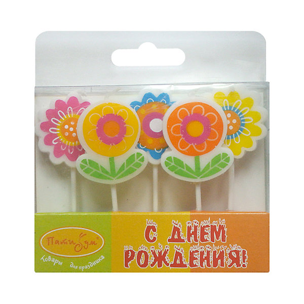 MC Свечи Цветы 5шт MC Свечи Цветы 5штНовинки для праздника<br>Декоративные свечи для торта на специальных шпажках. Такие свечи для торта не тяжелые по весу и благодаря шпажкам они идеально подходят для украшения торта или десерта со взбитыми сливками. Свечи для торта на шпажках отличаются высоким качеством.<br><br>Ширина мм: 15<br>Глубина мм: 55<br>Высота мм: 120<br>Вес г: 28<br>Возраст от месяцев: 36<br>Возраст до месяцев: 2147483647<br>Пол: Женский<br>Возраст: Детский<br>SKU: 7224816